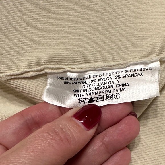 MM Lafleur Large Sant Ambroeus Jardigan Ivory Blazer - Picture 6 of 10